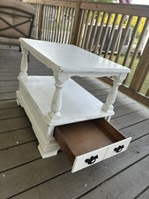 Farmhouse end table for sale  Duff