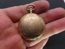 1910 Elgin 354 relógio de bolso, 15j 0s, 20 anos de caça folheado a ouro, funciona comprar usado  Enviando para Brazil