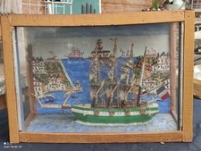Ancien diorama bateau d'occasion  Les Essarts