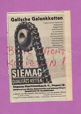 Siegen werbung 1936 gebraucht kaufen  Delitzsch