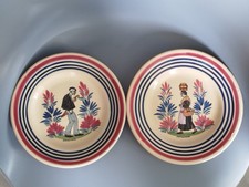 Paire assiettes faïence d'occasion Paire assiettes faïence d'occasion  Septèmes-les-Vallons