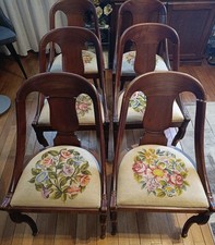 Chaises gondole acajou d'occasion  Aix-les-Bains