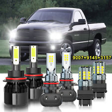 Farol de LED + lâmpadas de neblina + lâmpada de seta para 2002-2005 Dodge Ram 1500 2500 3500 comprar usado  Enviando para Brazil
