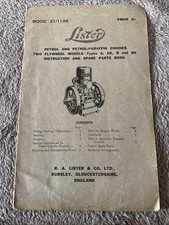 Lister petrol engine for sale  SUDBURY