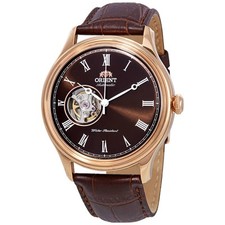 Usado, Relógio masculino Orient coração aberto automático mostrador marrom TAG00001T comprar usado  Enviando para Brazil