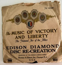 Edison Speaks! Special Diamond Disc : LET US NOT FORGET with original cover!, usado comprar usado  Enviando para Brazil
