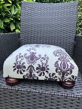 Footstool material covered for sale  HOLMFIRTH