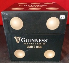 Guinness liar dice for sale  NOTTINGHAM