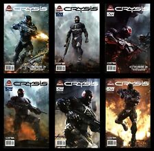 Conjunto de quadrinhos Crysis 1-2-3-4-5-6 completo RI varejista incentivo variante capa Crytek comprar usado  Enviando para Brazil