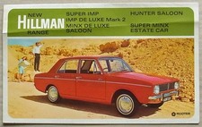 Hillman car range for sale  LEICESTER