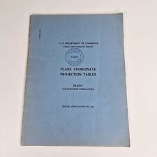 Plane Coordinate Projection Tables Idaho Tranverse Mercator 1953 Special 306 PB comprar usado  Enviando para Brazil