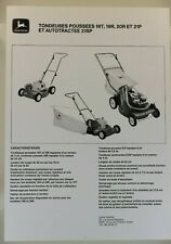 Prospectus mower brochure d'occasion  Expédié en Belgium