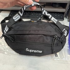 Usado, Bolsa de cintura Supreme (SS18) preta vermelha comprar usado  Enviando para Brazil