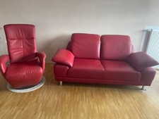 Longlife rotes ledersofa gebraucht kaufen  Regensburg