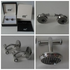 Montblanc cufflinks stainless for sale  USA