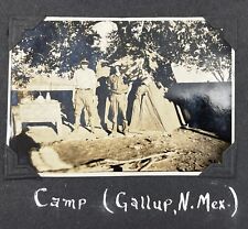 Tenda fotográfica antiga local acampamento CAMPING IN GALLUP NOVO MÉXICO 1930 3,25 X 2,25 comprar usado  Enviando para Brazil