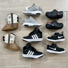 Lote de 5 Sapatos de Bebê Criança Botas de Cowboy Tamanhos 3-6 Adidas Nike Crocs Bota Celeiro comprar usado  Enviando para Brazil