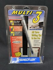 Caneta esferográfica Staedtler 9115 retrô 3 multifuncional tinta vermelha/preta lápis 0,7 mm comprar usado  Enviando para Brazil