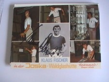 Autogramm klaus fischer gebraucht kaufen  Stade