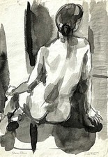 Schurr claude aquarelle d'occasion  Mandelieu-la-Napoule