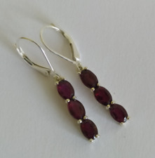 Sterling silver garnet for sale  LONDON