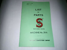 Singer list parts d'occasion  Expédié en Belgium