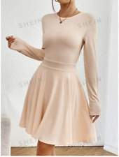Kleid langarm apricot gebraucht kaufen  Traunstein
