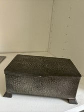 Vintage pewter cigarette for sale  BIRMINGHAM