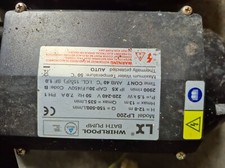 Lp200 whirlpool pump for sale  BERKELEY