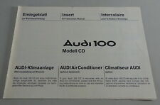 Aditivo - Operacional Audi 100 CD Tipo 43 Suporte de Ar Condicionado 08/1978 comprar usado  Enviando para Brazil