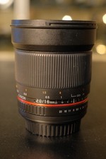 Lente ultra grande angular Rokinon 16mm F2.0 para Canon EOS comprar usado Lente ultra grande angular Rokinon 16mm F2.0 para Canon EOS comprar usado  Enviando para Brazil