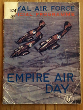 Programa oficial RAF Empire Air Day 1938. Item vintage raro. comprar usado  Enviando para Brazil