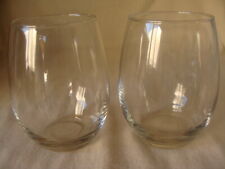 Clear glass stemless for sale  Mesa