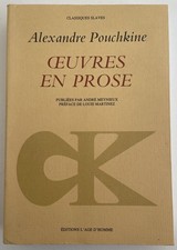Alexandre pouchkine oeuvres d'occasion  Limoges-
