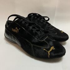 Puma Zapatos Para Hombres 10 301911 03 Pelo de Poni Atlético Tenis Parte Superior Baja Negro Dorado segunda mano  Embacar hacia Mexico