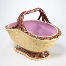 antique basket woven ceramic for sale  Boonton