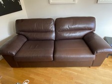 Brown large seater for sale  LUTON