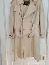 Vintage burberry double for sale  Plymouth