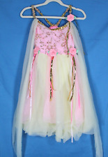 Vestido de dança balé ROSA/MARFIM saia de tule MC M CHILD A WISH COME TRUE comprar usado  Enviando para Brazil