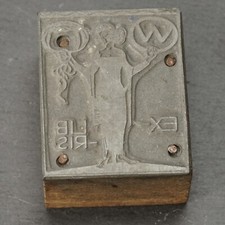 Jugendstil exlibris stempel gebraucht kaufen  München