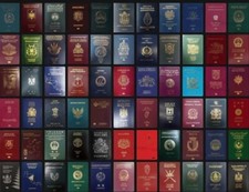 46 países passaporte caderno filme adereços imitação de estudante diário de viagem comprar usado  Enviando para Brazil