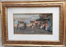 Dipinto olio tavoletta usato  Napoli