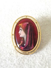 Ravissante broche emaux d'occasion  Thiviers