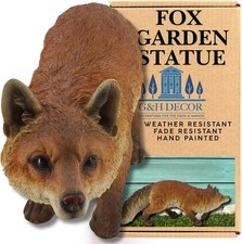 Fox garden ornament for sale  SALFORD