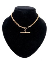 Usado, LINDO COLAR ANTIGO PESADO DE CORRENTE DE OURO 9 QUILATES - 34,1 GRAMAS comprar usado  Enviando para Brazil