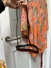 Brown leather noseband for sale  MAIDSTONE