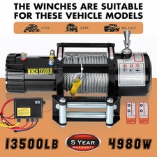 Electric winch 13500lb for sale  LEICESTER
