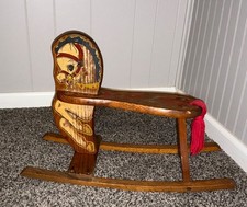 Vintage wooden rocking for sale  Greenfield
