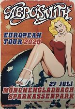 Pôster de arte de concerto pin-up vintage original mulher banda de música AEROSMITH comprar usado  Enviando para Brazil