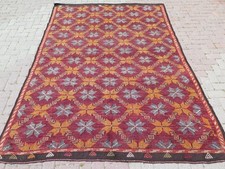 Tapetes vintage turcos Kilim Boho, tapete bordado de lã tapete grande 76"X106" comprar usado Tapetes vintage turcos Kilim Boho, tapete bordado de lã tapete grande 76"X106" comprar usado  Enviando para Brazil